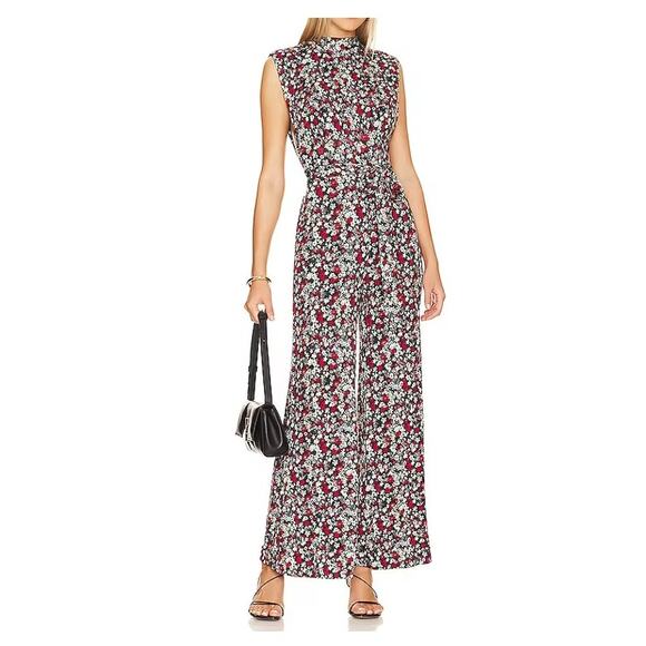 New ~ FREE PEOPLE ~ Vacation Cruise One Piece Jumpsuit  S Viscose - Picture 2 of 11